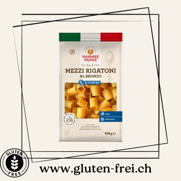 Mezzi Rigatoni al Bronzo Hammermühle glutenfrei  ★